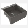 Lavello 1 vasca Idrostile Güines 610x214 mm Antracite metallizzato