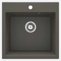 Lavello 1 vasca Idrostile Banes 500x216 mm Antracite metallizzato