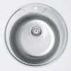 Lavello 1 vasca Idrostile Baracoa D490 mm satinato