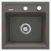 Lavello 1 vasca Idrostile Martí 440x184 mm Antracite metallizzato