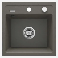 Lavello 1 vasca Idrostile Martí 440x184 mm Antracite metallizzato