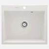 Lavello 1 vasca Idrostile Florida sifone 520x210 mm alabastro