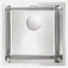Lavello 1 vasca Idrostile Cifuentes 440x200 mm acciaio spazzolato
