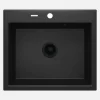 Lavello 1 vasca Idrostile Florida sifone 520x210 mm grafite metallizzata