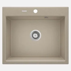 Lavello 1 vasca Idrostile Florida sifone 520x210 mm sabbia