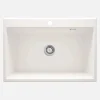 Lavello 1 vasca Idrostile Güines sifone 520x210 mm alabastro