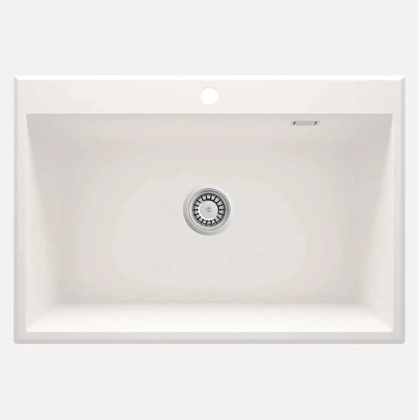 Lavello 1 vasca Idrostile Güines sifone 520x210 mm alabastro
