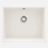 Lavello 1 vasca incasso Idrostile Colón forma oriz 440x200 mm Alabastro