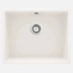 Lavello 1 vasca incasso Idrostile Colón forma oriz 440x200 mm Alabastro