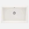 Lavello 1 vasca incasso Idrostile Colón sifone 500x204 mm alabastro