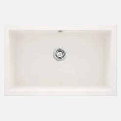 Lavello 1 vasca incasso Idrostile Colón sifone 500x204 mm alabastro