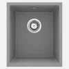 Lavello 1 vasca incasso Idrostile Colón 460x200 mm grigio metallizzato