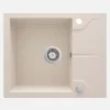 Lavello granito 1 vasca gocciolatoio Idrostile sifone 490x194 mm beige