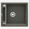 Lavello granito magnetico 1 vasca Idrostile sifone 500x219 mm antracite