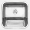 Lavello servizio 1 vasca incasso o parete Idrostile 450x200 mm Satinato