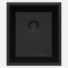 Lavello sottopensile 1 vasca Idrostile Colón 440x194 mm Nero