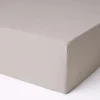 Lenzuola sotto con angoli tinta unita 90x200 cm taupe