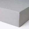 Lenzuola sotto con angoli tinta unita 90x200 cm grigio