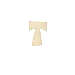Lettera T decorativa in legno 4 cm