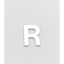 Lettere e numeri adesivi Letterfix bianco 212 pz