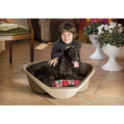 Letto per gatti e cani con piedini anti-scivolo Nido 75 cm