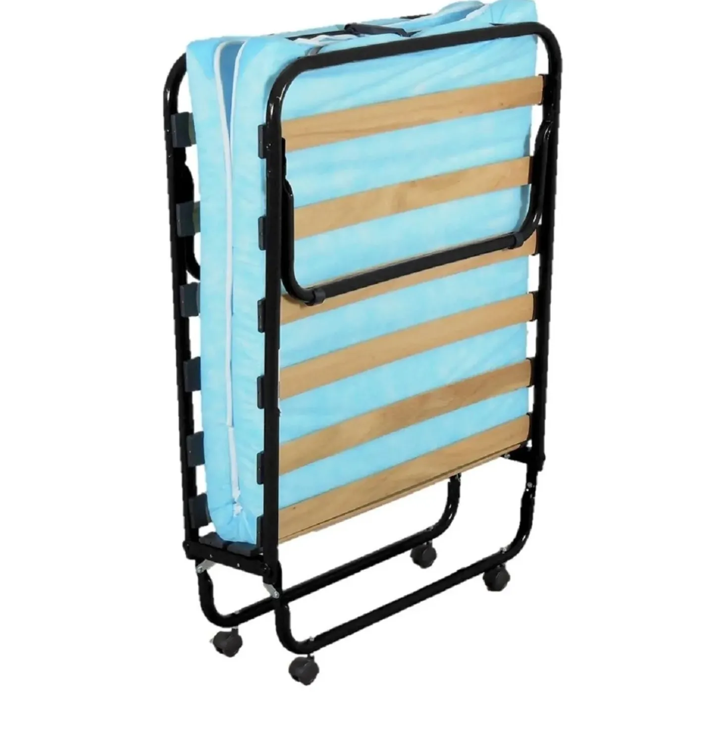 Letto pieghevole con materasso 80x190 cm