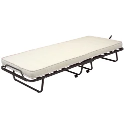 Letto pieghevole Reti Gritti con materasso trapuntato 80x200x10 cm