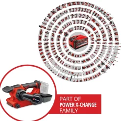 Levigatrice a nastro Einhell TP-BS 18/457 Li BL 18 V - Solo