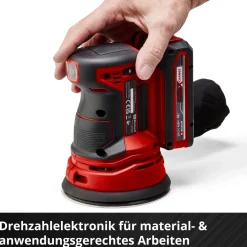 Levigatrice rotorbitale Einhell Power X-Change TE-RS 18 Li Solo