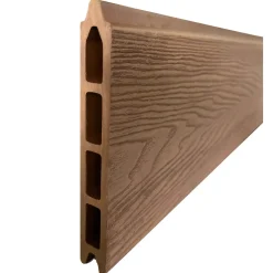 Listone in WPC effetto legno Teck 15x2,1x177 cm legno