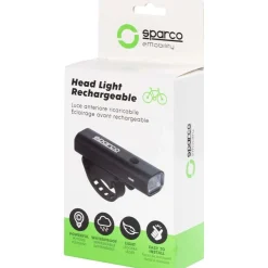 Luce frontale Sparco da bicicletta ricaricabile