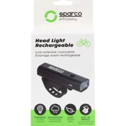 Luce frontale Sparco da bicicletta ricaricabile