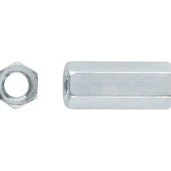 LUX-TOOLS Dado esagonale LUX-TOOLS prolungato M6x30 zincato 4 pz
