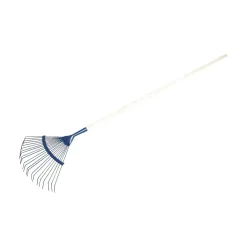 LUX-TOOLS rastrello per foglie con manico 140 cm