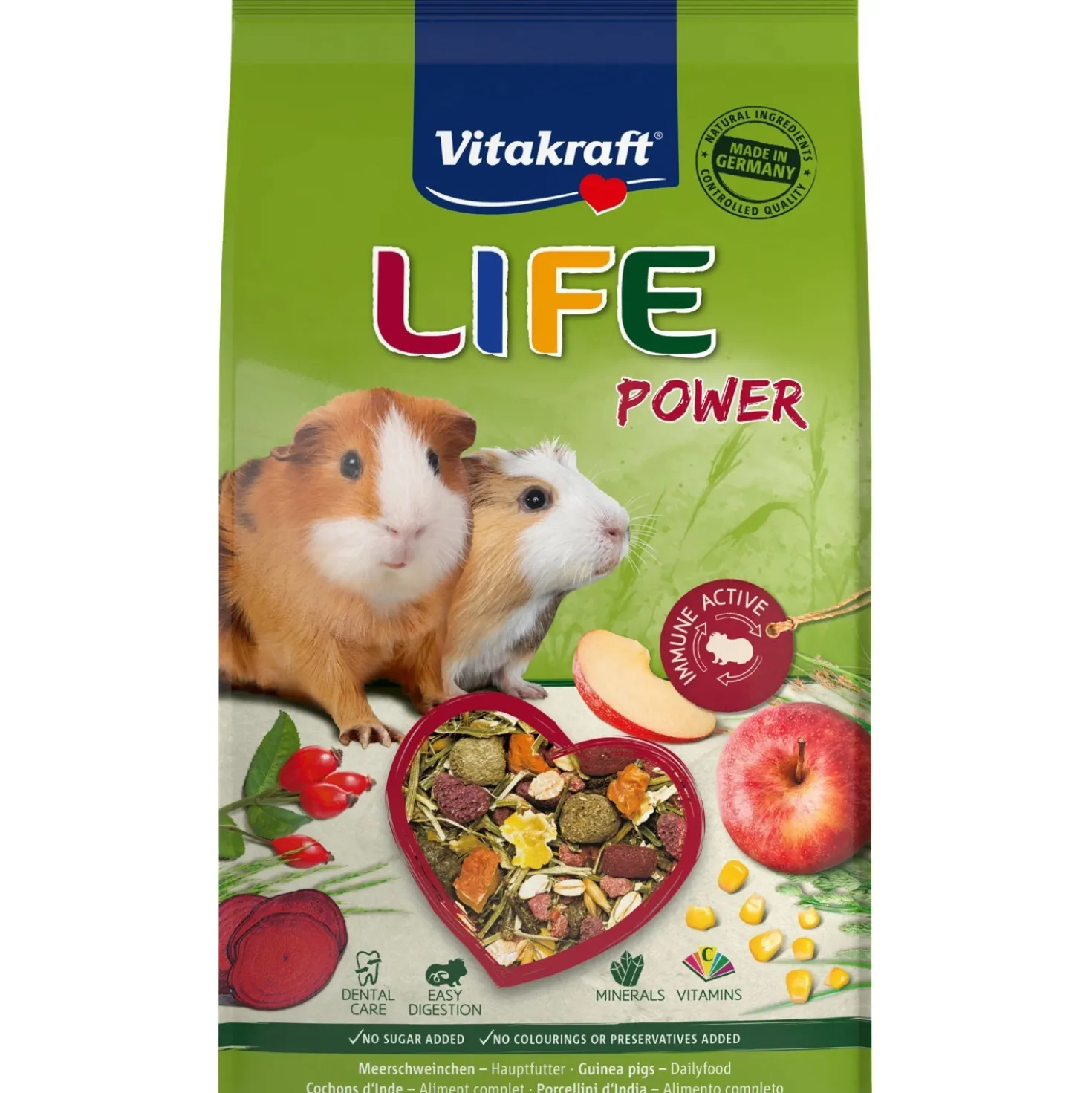 Mangime per porcellini d`India Vitakraft Life Power 600 g
