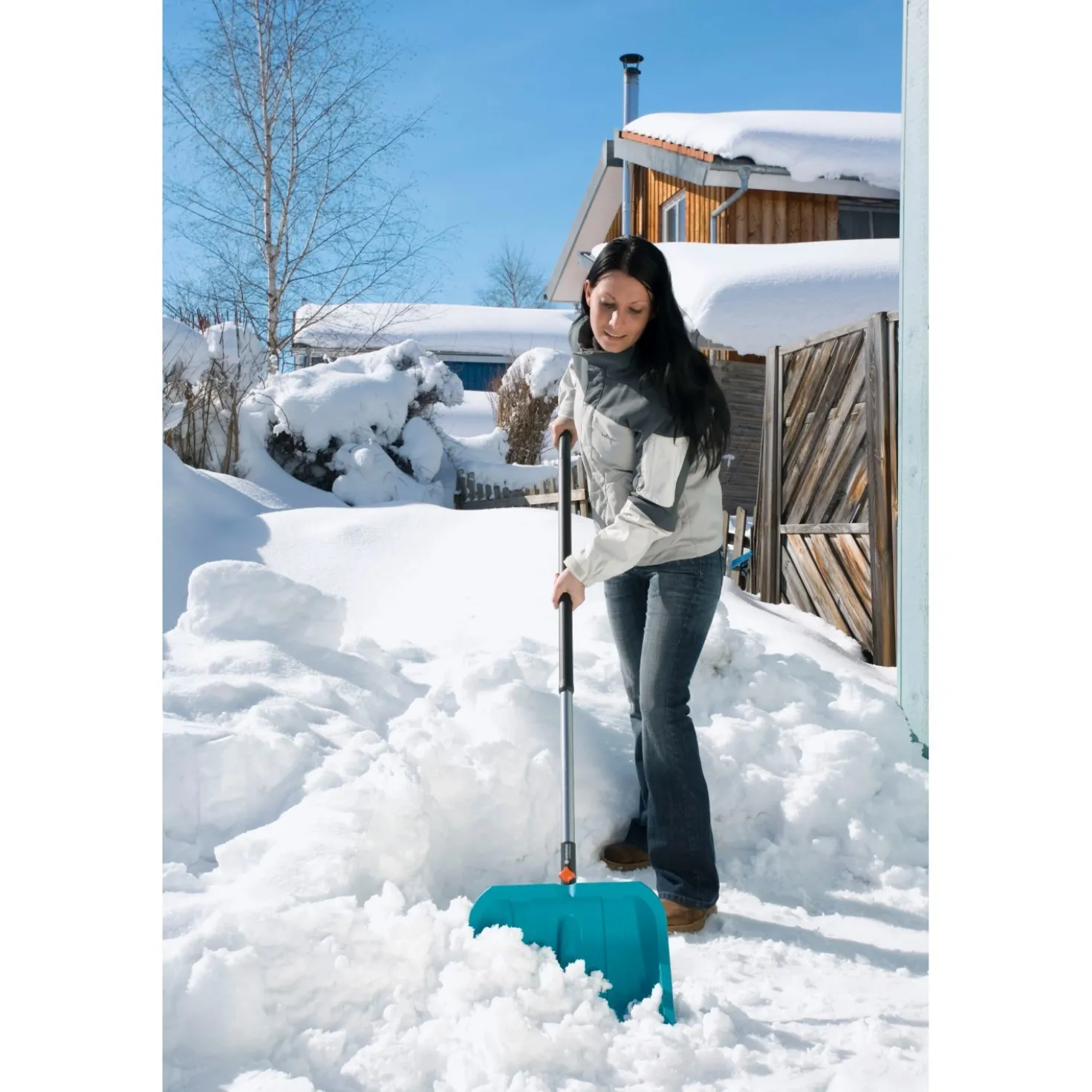 Manico ergonomico Gardena CS alluminio 130 cm