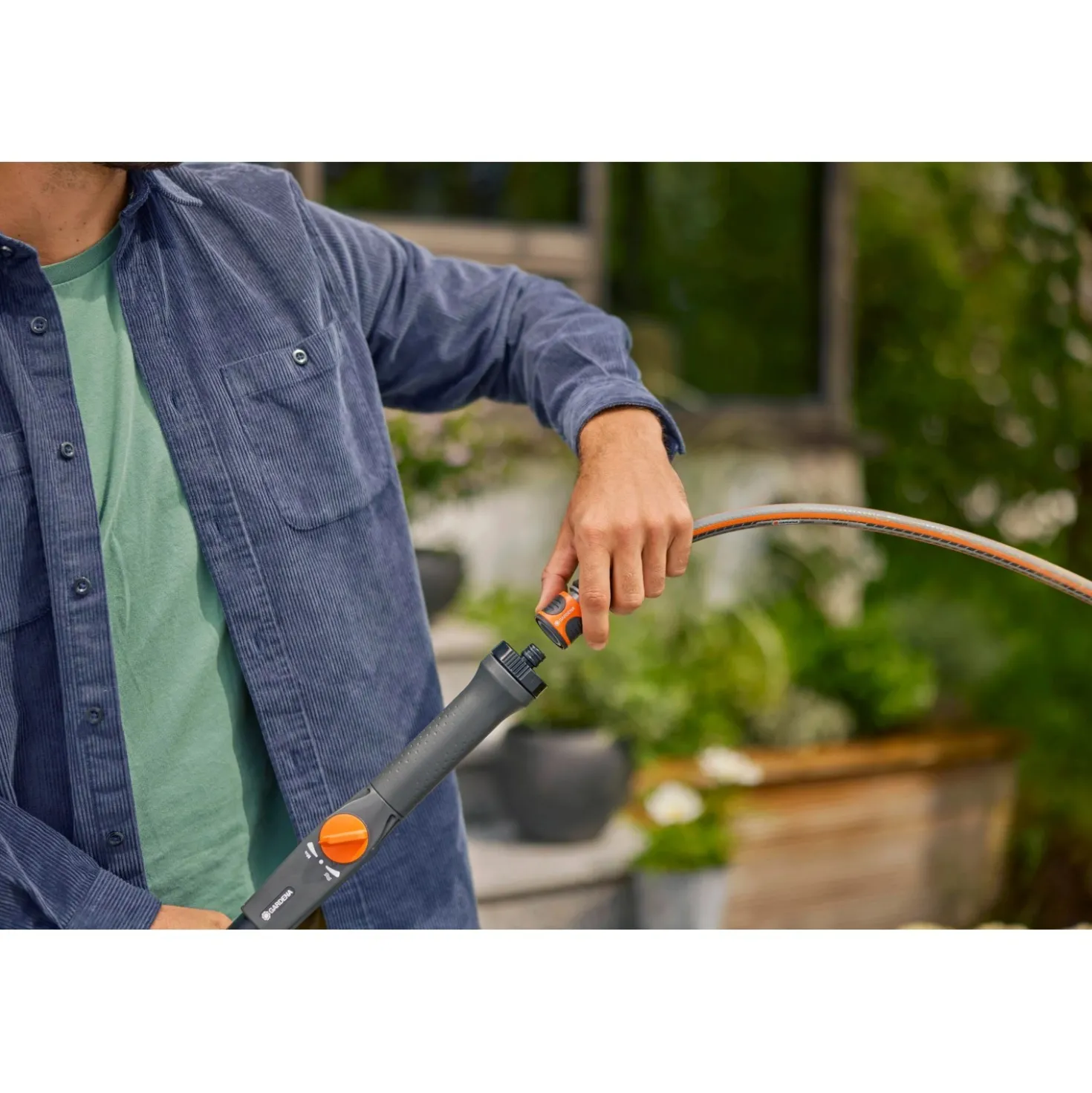 Manico telescopico Gardena Cleansystem M - XL