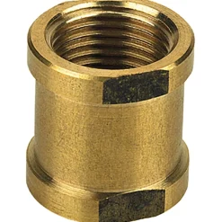 Manicotto in ottone giallo 1/2" FF