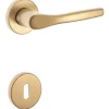 Maniglia Bica alluminio con rosette e bocchette patent bronzata