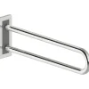 Maniglione bagno fisso Idrostile kit montaggio 70 cm acciaio lucido