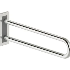 Maniglione bagno fisso Idrostile kit montaggio 70 cm acciaio lucido