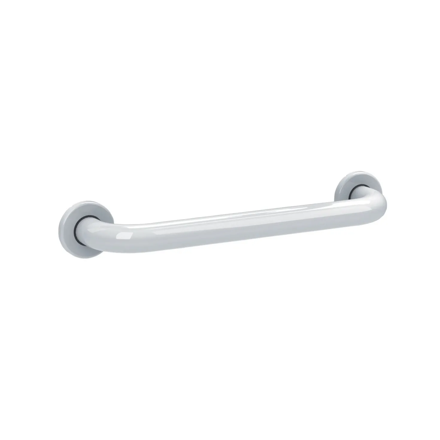 Maniglione lineare in acciaio laccato 45 cm bianco