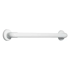 Maniglione lineare rigato in PVC medicale 60 cm bianco