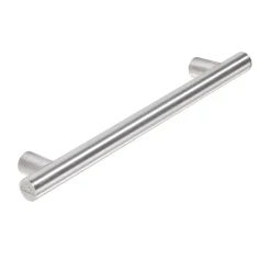 Maniglione lineare senza curve Ada in acciaio satinato 610 mm