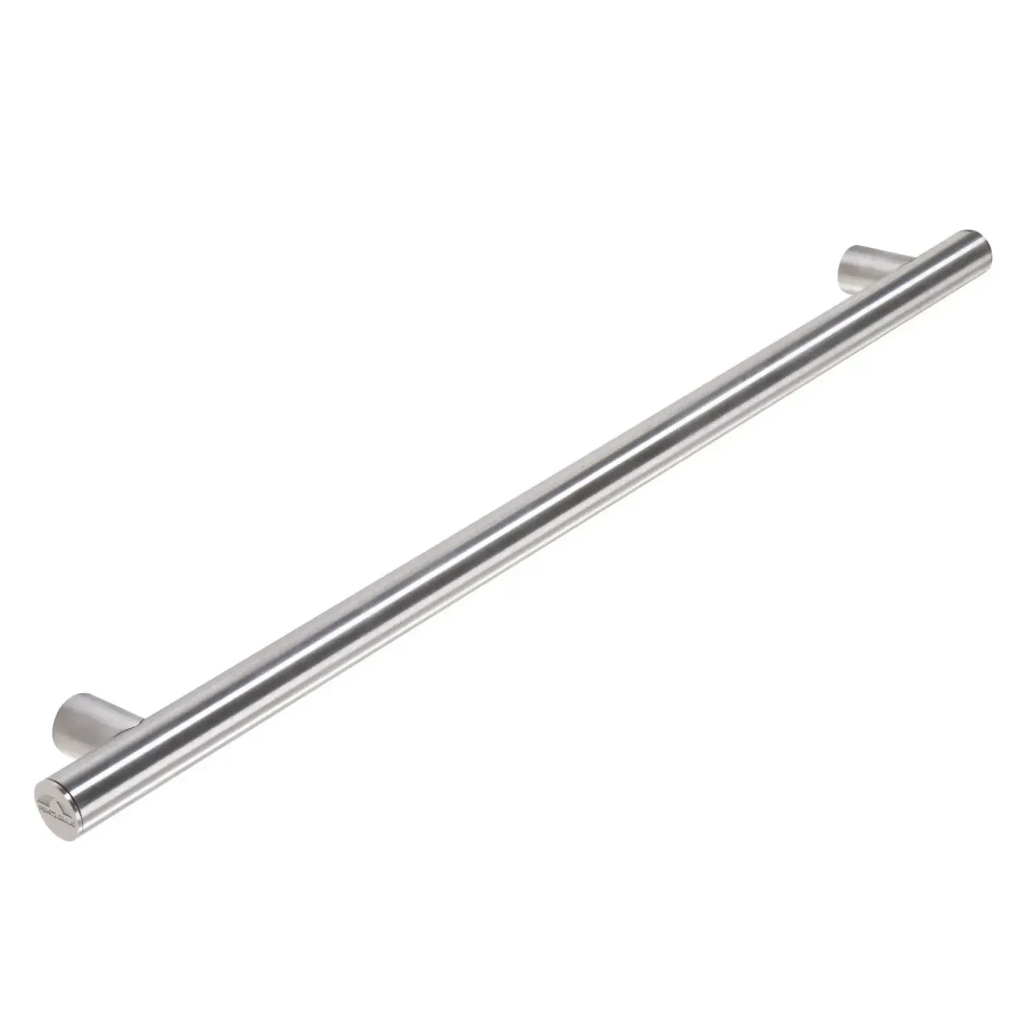 Maniglione lineare senza curve Ada in acciaio satinato 914 mm