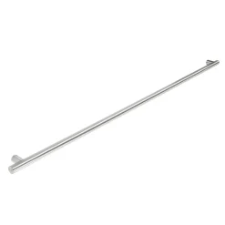 Maniglione verticale senza curve Ada in acciaio satinato 1650 mm