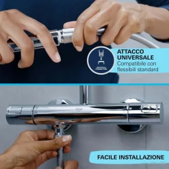 Manopola doccia a 3 getti Grohe Vitalio Start 110