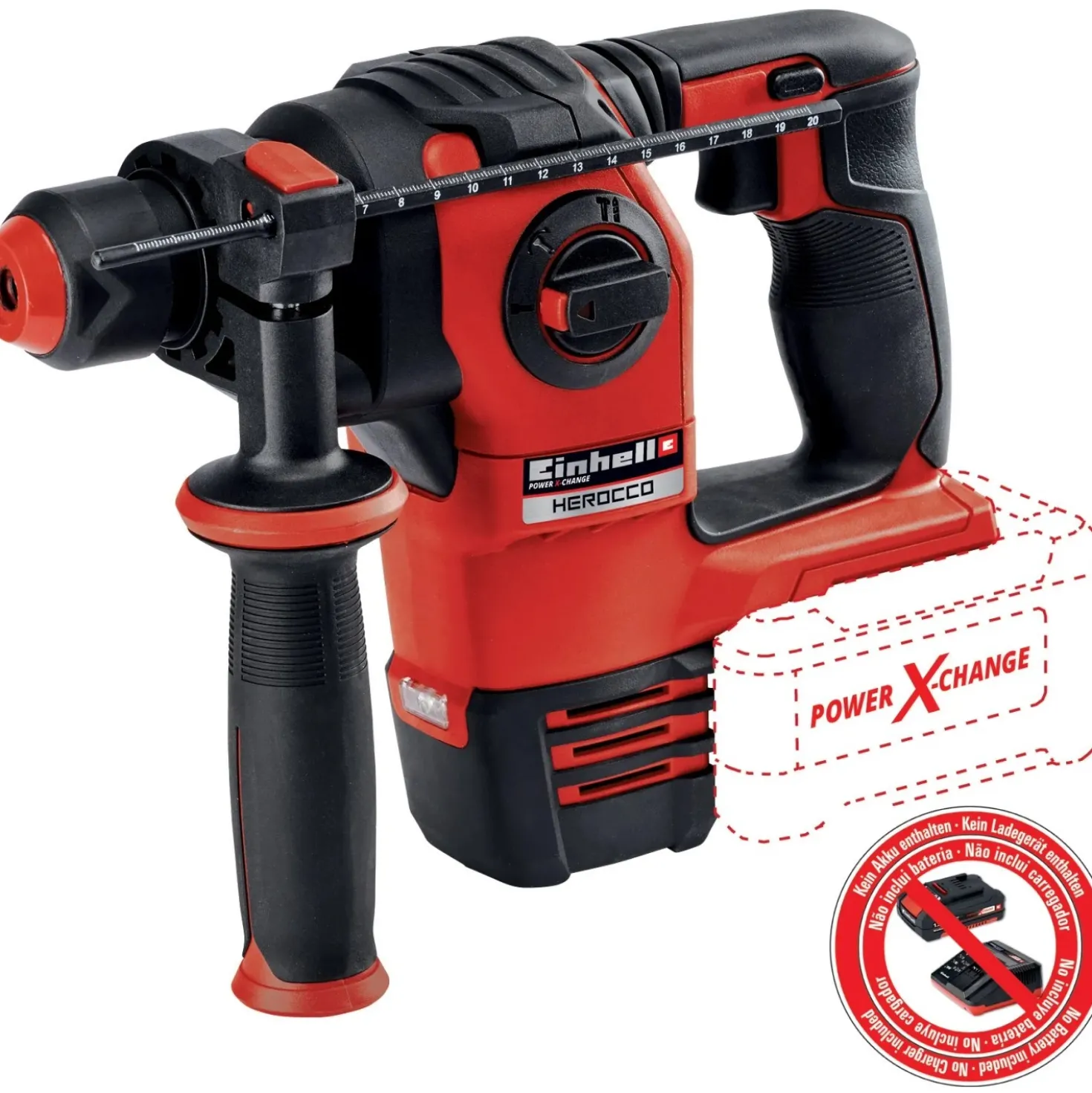 Martello tassellatore a batteria Einhell Herocco - solo corpo macchina