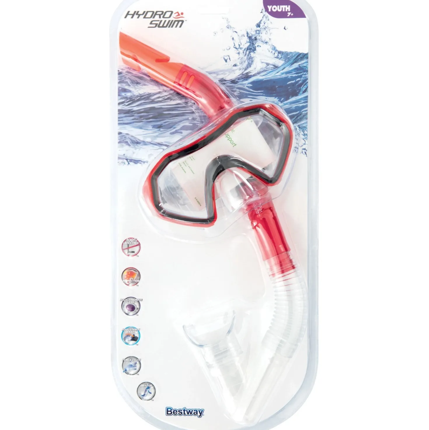 Maschera da snorkeling per bambini Bestway® Crusader™ 7+