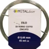 Matassina filo di ferro cotto zincato Ø 0,44 mm - 45 mt